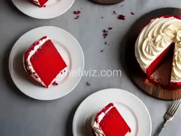 Reduced Fat and Cholesterol Red Velvet Cake
