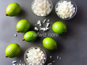 Refreshing Coconut Lime Sorbet
