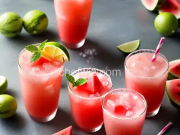 Refreshing Watermelon Lemonade Slush