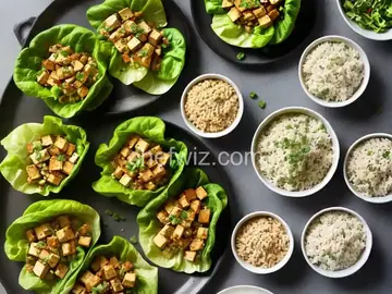 Restaurant-Style Tofu Lettuce Wraps