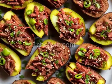 Reuben Pickle Bites