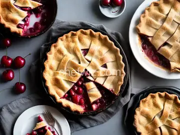 Rhubarb Cherry Pie