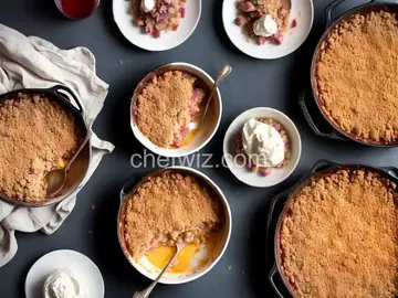Rhubarb Crumble