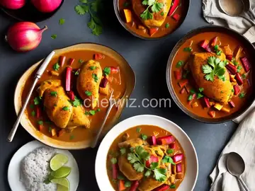 Rhubarb Curry Chicken