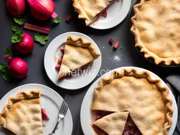 Rhubarb Sour Cream Pie