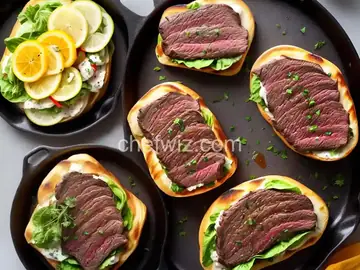 Rib Eye Steak Panini
