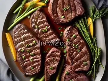 Rib-Eye Steaks with a Soy and Ginger Marinade