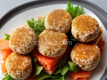 Rice Balls With Salmon Filling