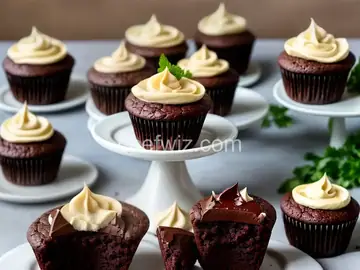 Rice Flour Mexican Chocolate Cupcakes (Gluten Free)