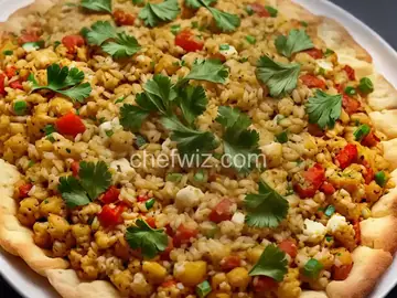 Riced Cauliflower Fiesta Flats