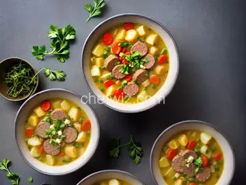 Rich Italian Sausage and Potato Soup