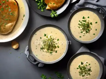 Rich and Creamy Gravy With Fresh Herbs Recipe