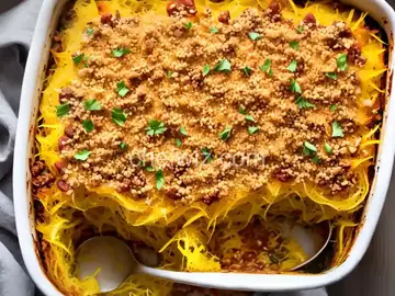 Rich and Savory Spaghetti Squash Casserole