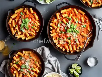 Rigatoni with Easy Vodka Sauce