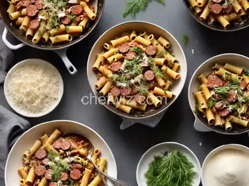 Rigatoni with Sausage & Fennel