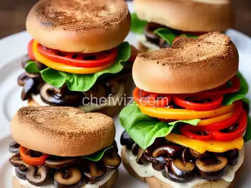 Ring-My-Bella Mushroom Sandwich