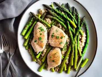 Risotto with Chicken and Asparagus