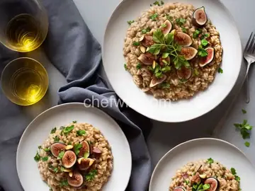 Risotto with Fresh Figs and Prosciutto