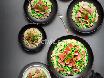 Risotto with Peas and Ham