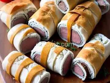 Roast Beef Horseradish Roll-Ups