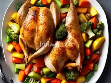 Roast Chicken with Veg