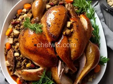 Roast Goose with Stuffing