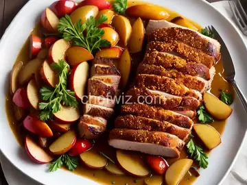 Roast Pork Loin with Apples