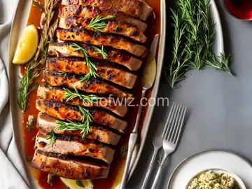 Roast Pork Loin with Garlic and Rosemary