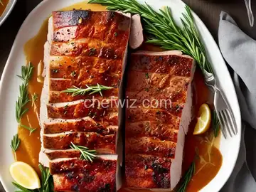 Roast Pork Loin with Rosemary and Garlic