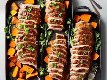 Roast Pork and Sweet Potatoes