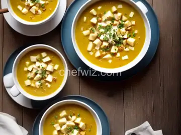 Roasted Apple and Parsnip Soup
