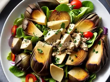 Roasted Artichoke Salad