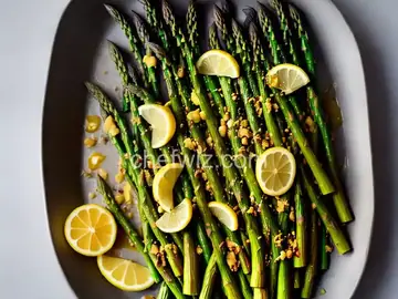 Roasted Asparagus with Lemon Vinaigrette