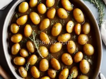 Roasted Baby Potatoes with Thyme and Rosemary