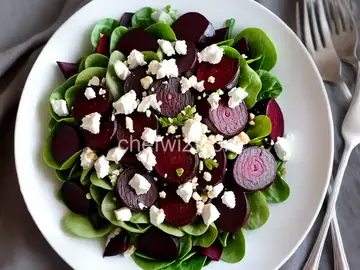 Roasted Beet and Goat Cheese Salad