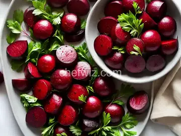 Roasted Beets with Herbs