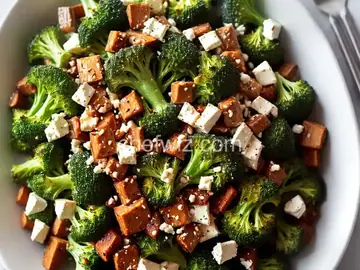 Roasted Broccoli and Feta Salad