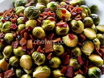 Roasted Brussels Sprouts With Garlic and Pancetta