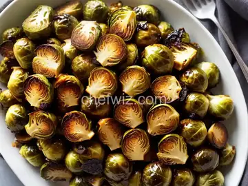 Roasted Brussels Sprouts With Warm Honey Glaze