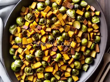 Roasted Brussels Sprouts and Parsnips