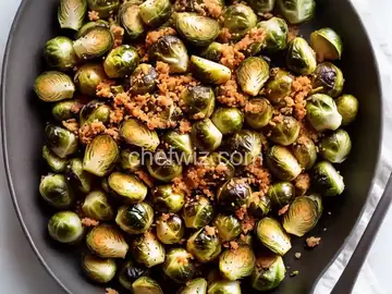 Roasted Brussels Sprouts with Parmesan