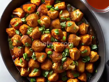 Roasted Buffalo Cauliflower