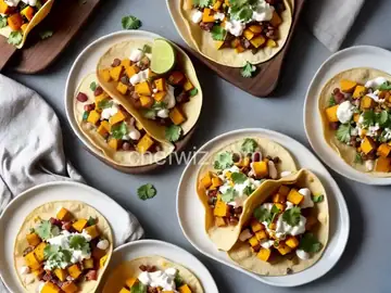 Roasted Butternut Squash Tacos