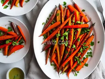 Roasted Carrots With Ayib and Awaze Vinaigrette