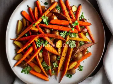 Roasted Carrots and Potatoes