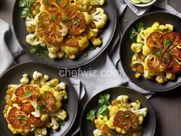 Roasted Cauliflower Piccata