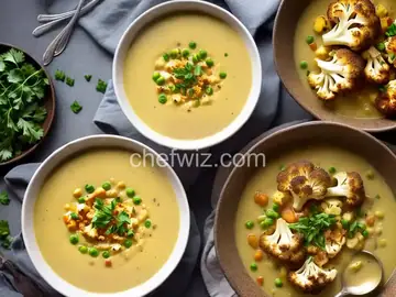 Roasted Cauliflower Soup