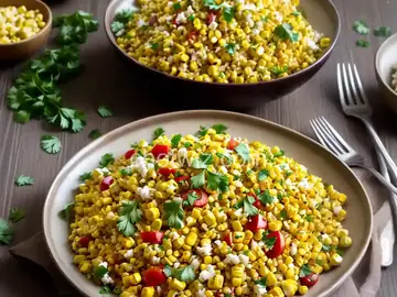 Roasted Corn and Basmati Rice Salad