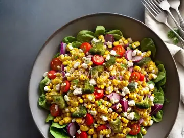 Roasted Corn and Vegetable Salad