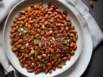 Roasted Dates with Pancetta, Almonds and Chile